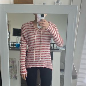 Vintage Havana Striped Fashion Sweatshirt
